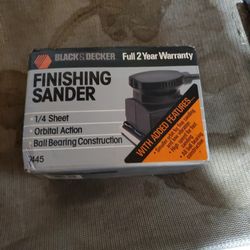 Finishing Sander Black And Decker