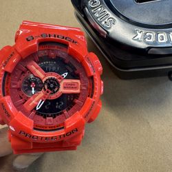 Red G-Shock Watch New