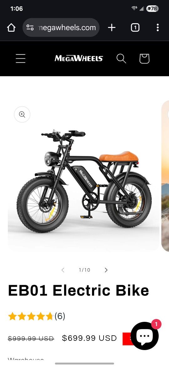 Megawheels EB01 Electric Bike
