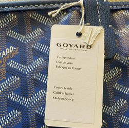 Goyard St.Louis Dark Navy Blue Goyardine Print Tote Bag for Sale in  Jamaica, NY - OfferUp