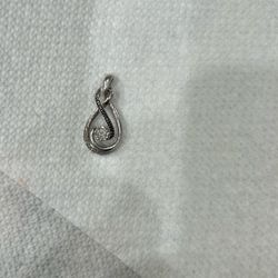 Diamond And Silver Charm