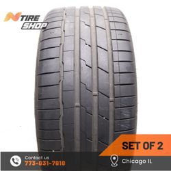 Set of 2 Used  8.5/32  Summer  235/35R19  91Y  Hankook   Ventus S1 evo3 K127