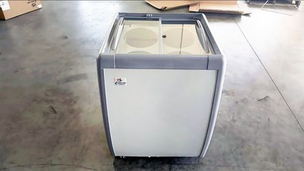 NSF 26 ins Ice Cream Glass Freezer Dipping Cabinet RI-160DC