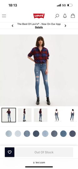LEVI’S 711 SKINNY WOMEN'S JEANS W26 L30