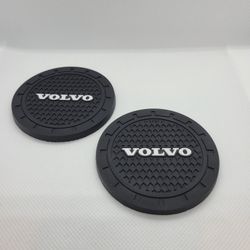 pair of cup holder inserts For Volvo