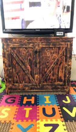 Rustic twice use stand tv or patio cantina bar