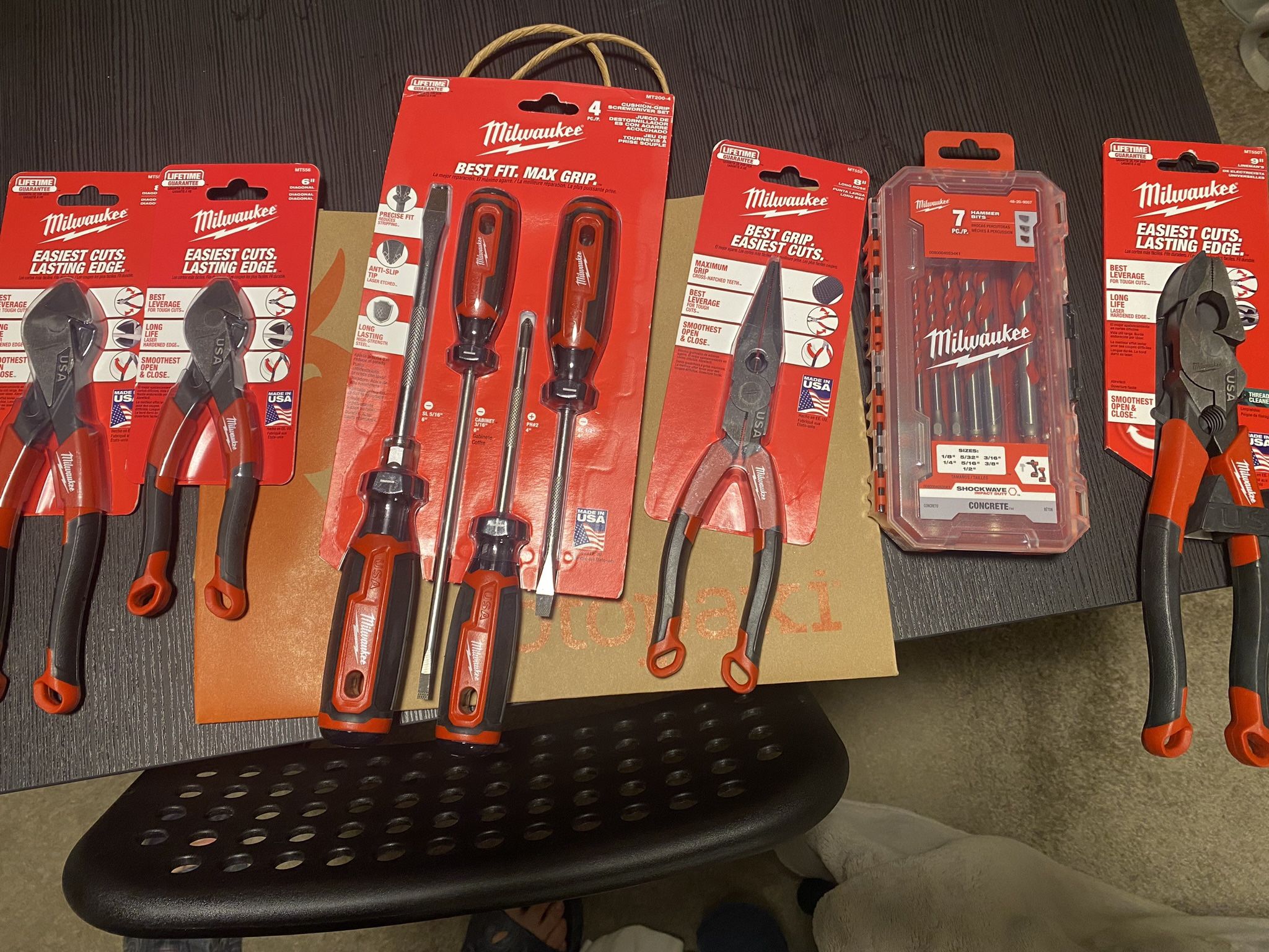 Brand New Milwaukee Electrician Tools Bundle