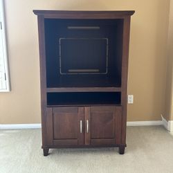 Solid Wood Armoire / Shelf 