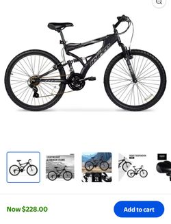 26" Mountain Bike, aluminum frame full suspension (2 bikes, $100 each)