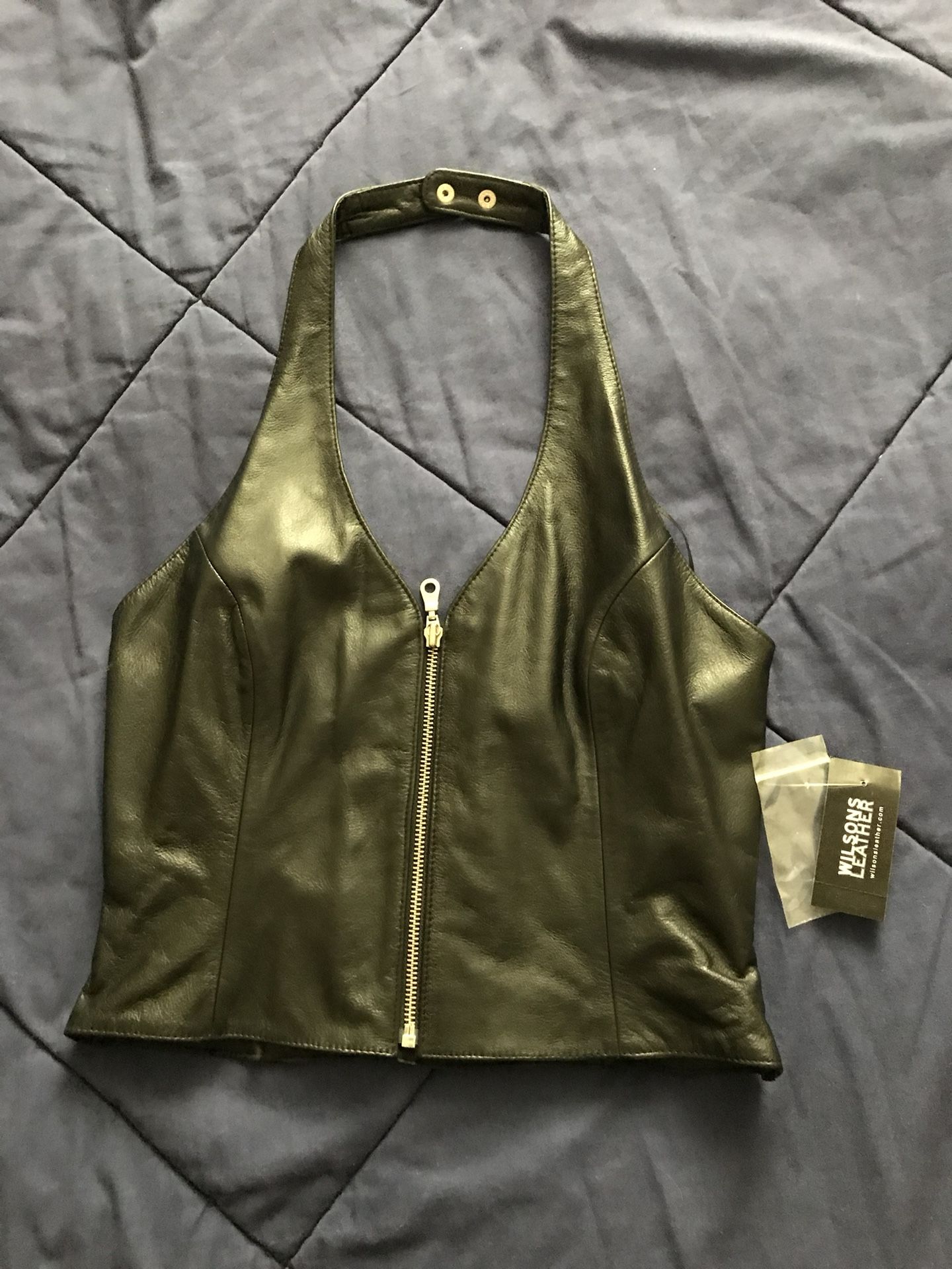 Wilson Leather Halter Top