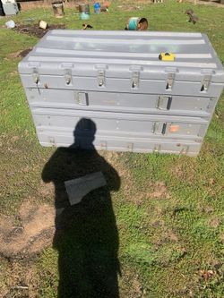 Military Grade Storage Box -54”x 29”x 32”. —20 Latches 