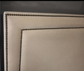 Queen Size Bed Frame Color Ivory or brown