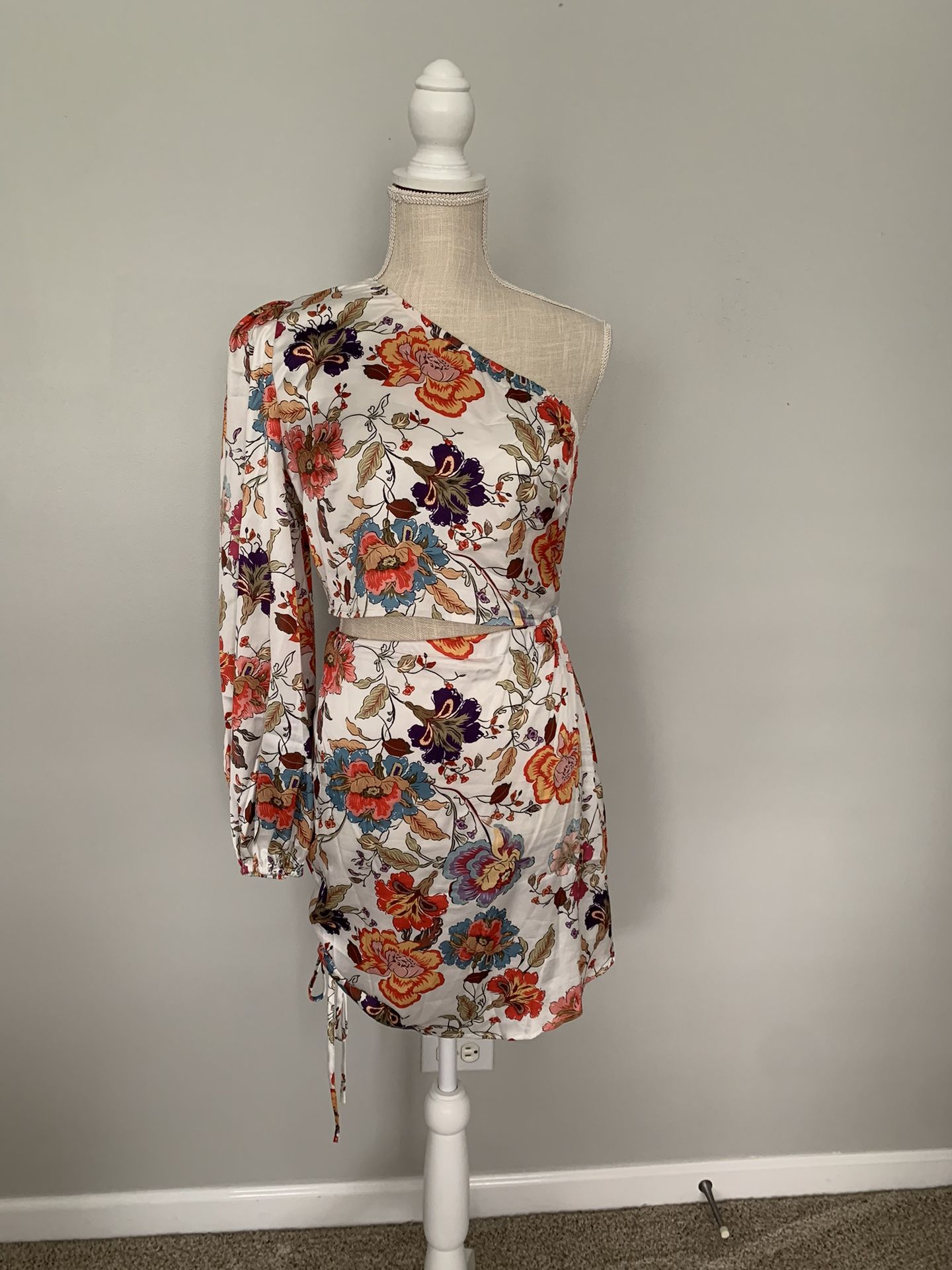 Floral Print Mini Dress