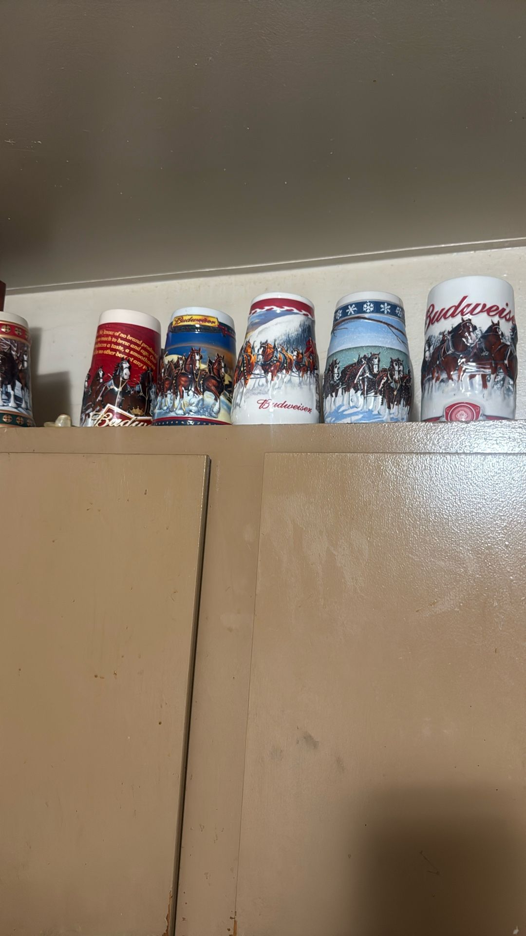Budweiser Collectible Christmas Jars
