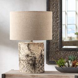 Jamie Young Forrrster Birch Veneer Table Lamp