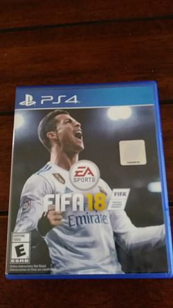 PS4 GAME FIFA18 PRE-OWNED. Perfect condition.