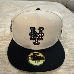 Brand New New York Mets Independence Day 59Fifty New Era Fitted Hat Size 7 1/2