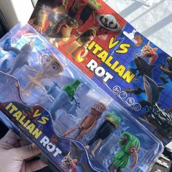 Brainrot vs Italian rot toys