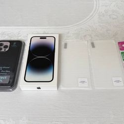 Apple iPhone 14 Pro Max Box, Onn Protection Case,Two Screen Protectors