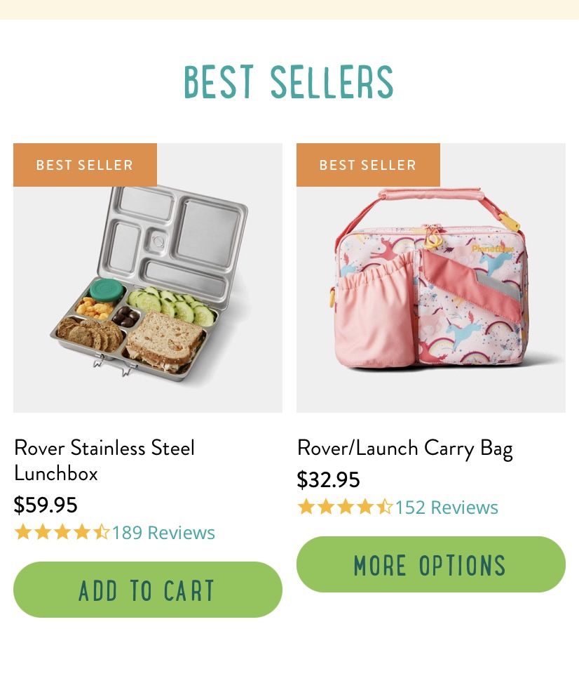 PlanetBox Stainless Steel Lunch Box 5 Compartments Lunch Box With Carry Bag Pink Cats