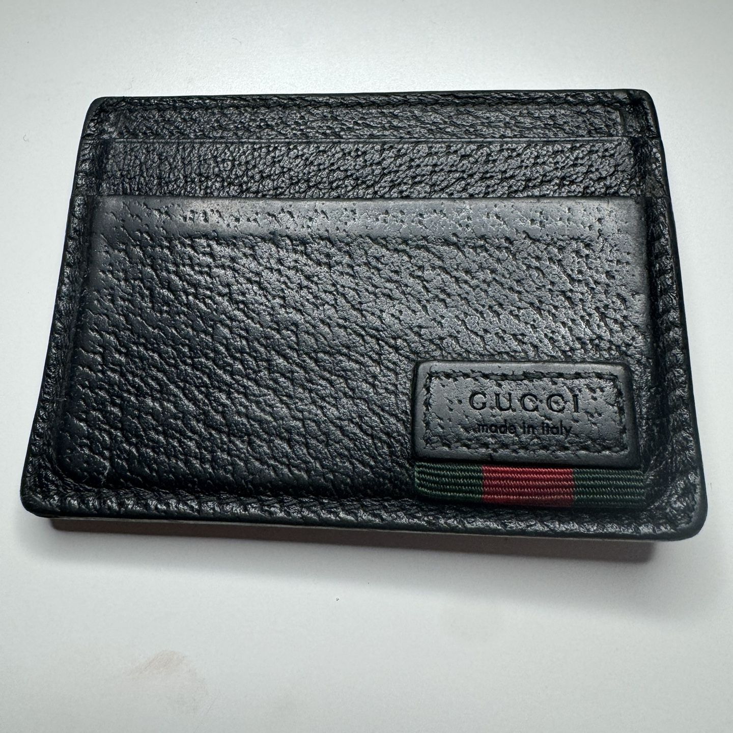 Gucci Card Holder With Money Clip 100% Authentic