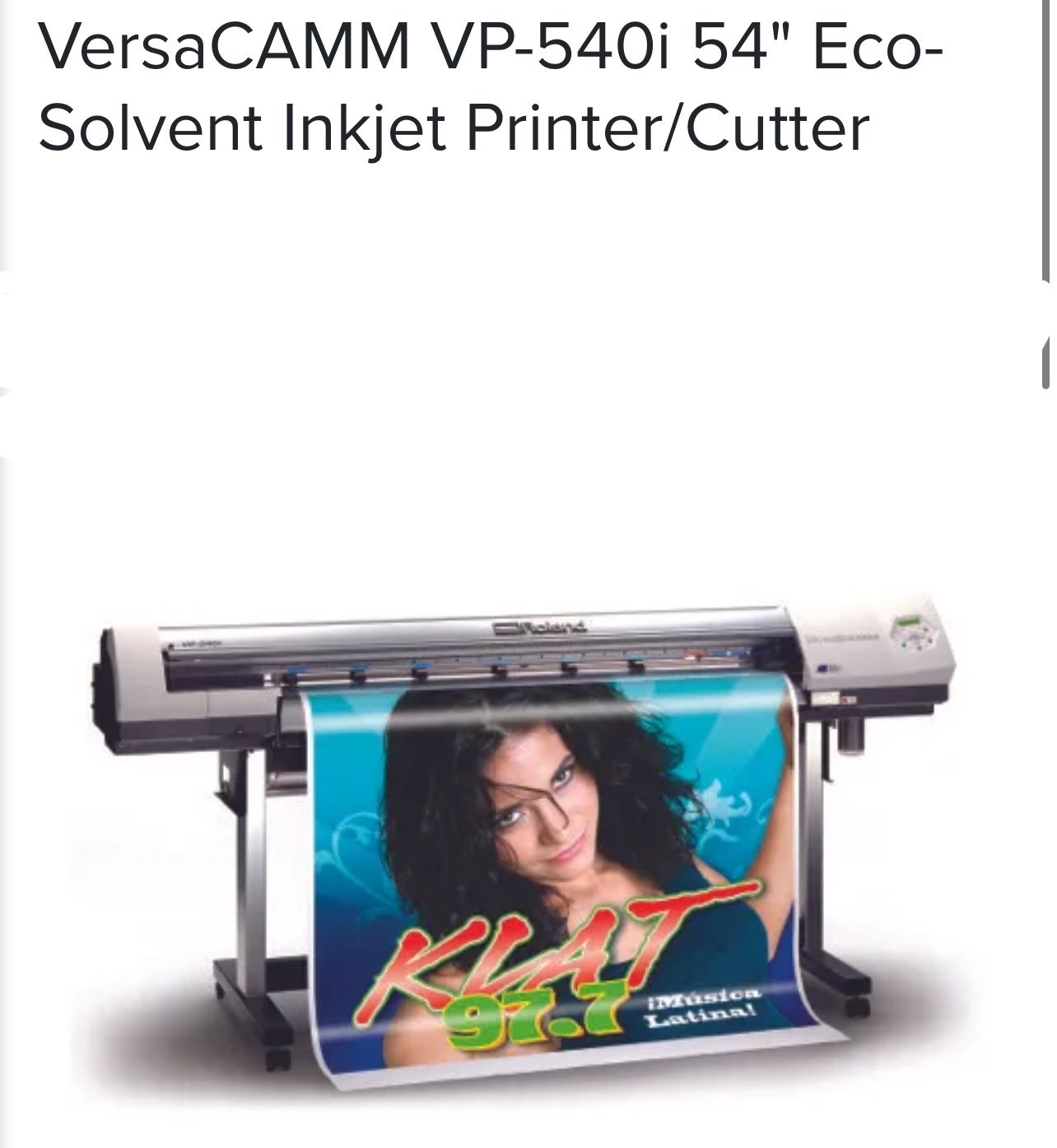 Roland Printers/ Plotters