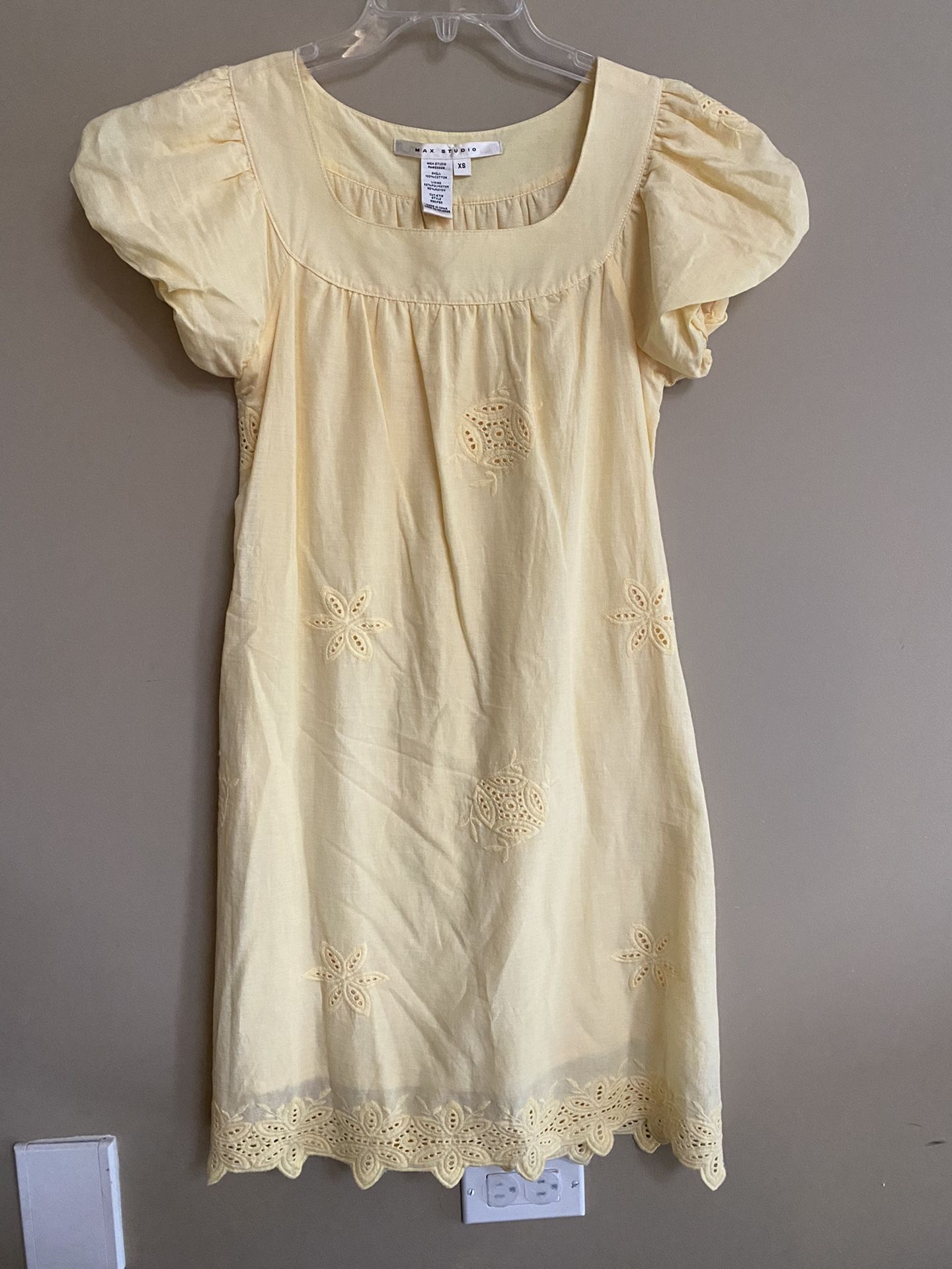 Yellow Summer Dress Size XS 