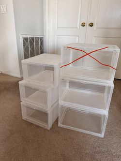 Plastic Shoe Box