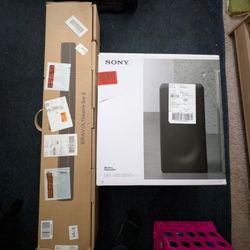(NEW) Sony Theatre Bar 8 + SW3 Wireless Sub (NEW)