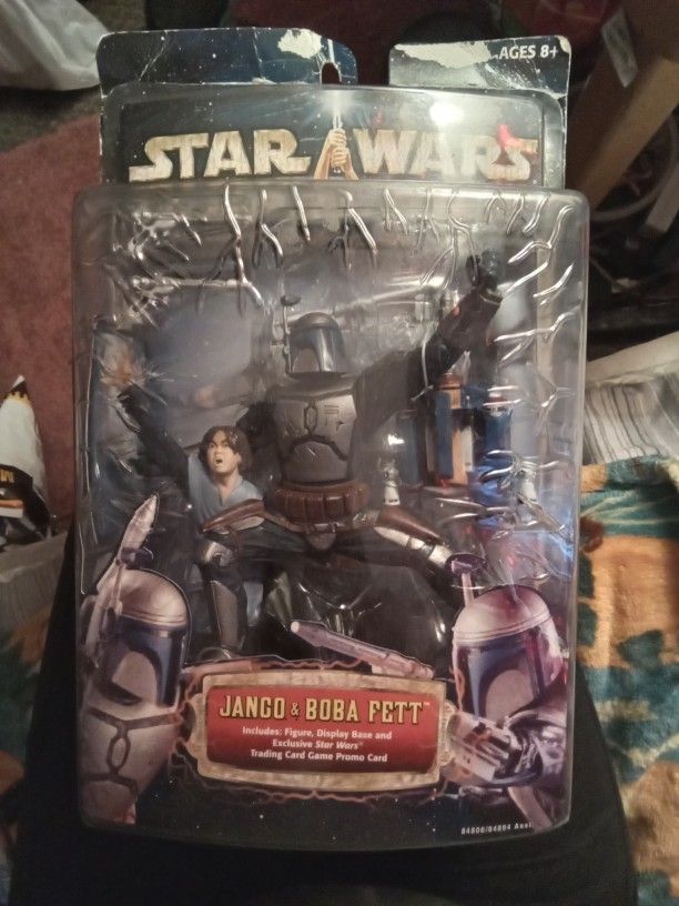 Star Wars Unleashed JANGO & BOBA FETT Action Figure Collectible