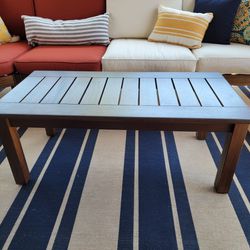Pottery Barn Chatham Outdoor Coffee Table & Custom Cove