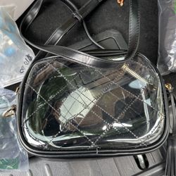 Black Clear Purse 