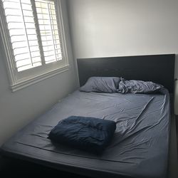 IKEA MALM Full Bed Frame – Black, SGV Pickup