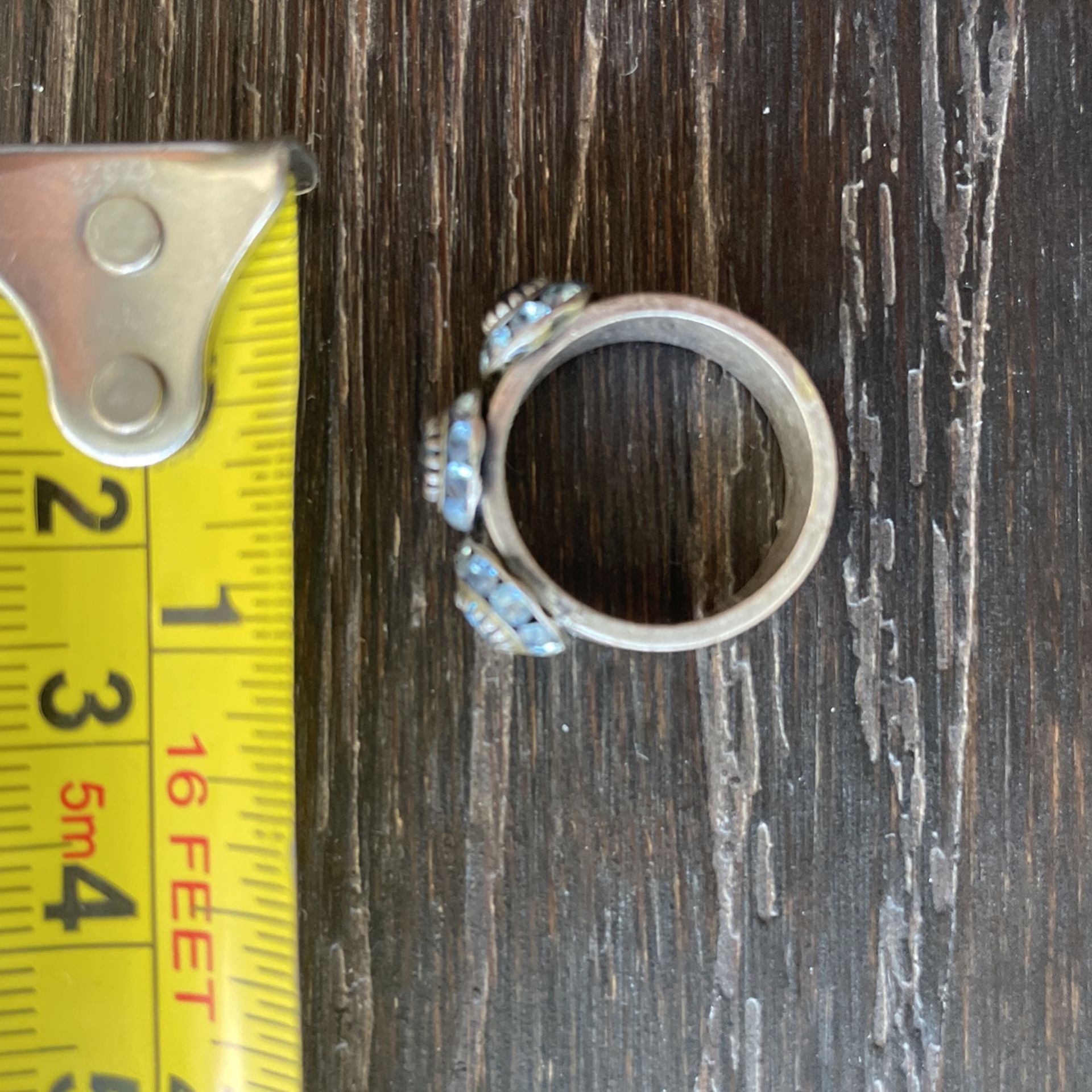 Indian Canyon Trading Post Metal Ring With Three Stones