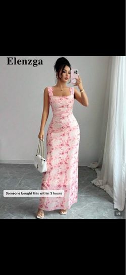 Floral tight dress