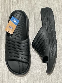 HOKA ORA RECOVERY SLIDES ONE/ONE  MEN 12 (Blk) “NEW”