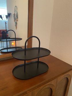 IKEA SOMMARÖGA 2-Tier Stand - Black - new
