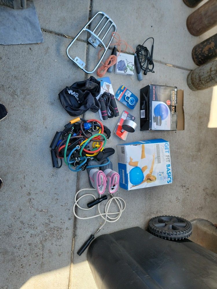exercise equipment and bike bundle