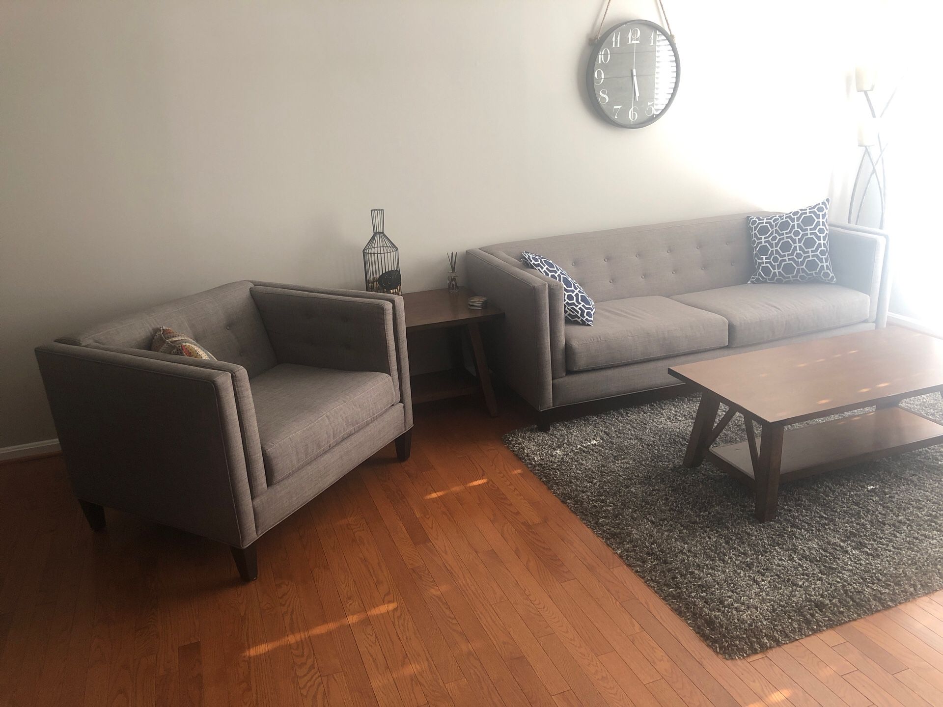 Modern Sofa and Arm Chair