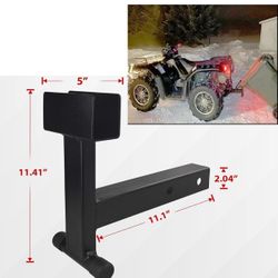 2-Inch Trash Grabber Hitch Receiver, Lawn Mower Trash Trailer Hitch Attachment, Three-Point Hitch for Lawn Mowers, Garden Tractors