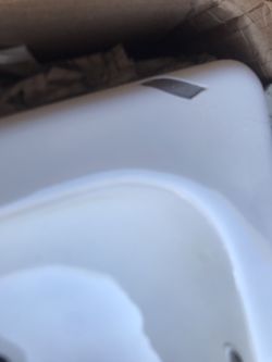 Kohler 2895-4-0 Cast Iron Bathroom Sink-Damaged