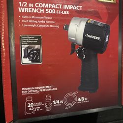 Husky half inch compact impact wrench 