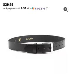 Men’s plus size belt