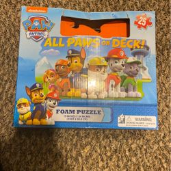 Pawl Patrol Foam Puzzle