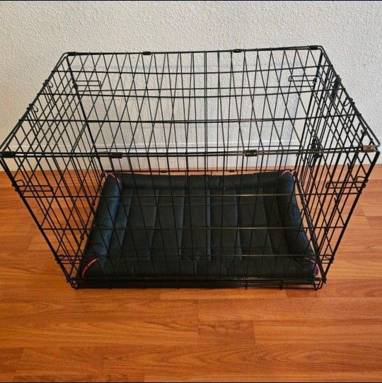 Dog Crate with Bed