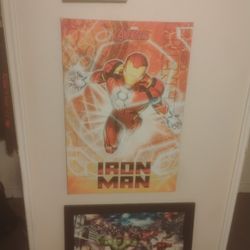 IronMan Fabric Wall Pic