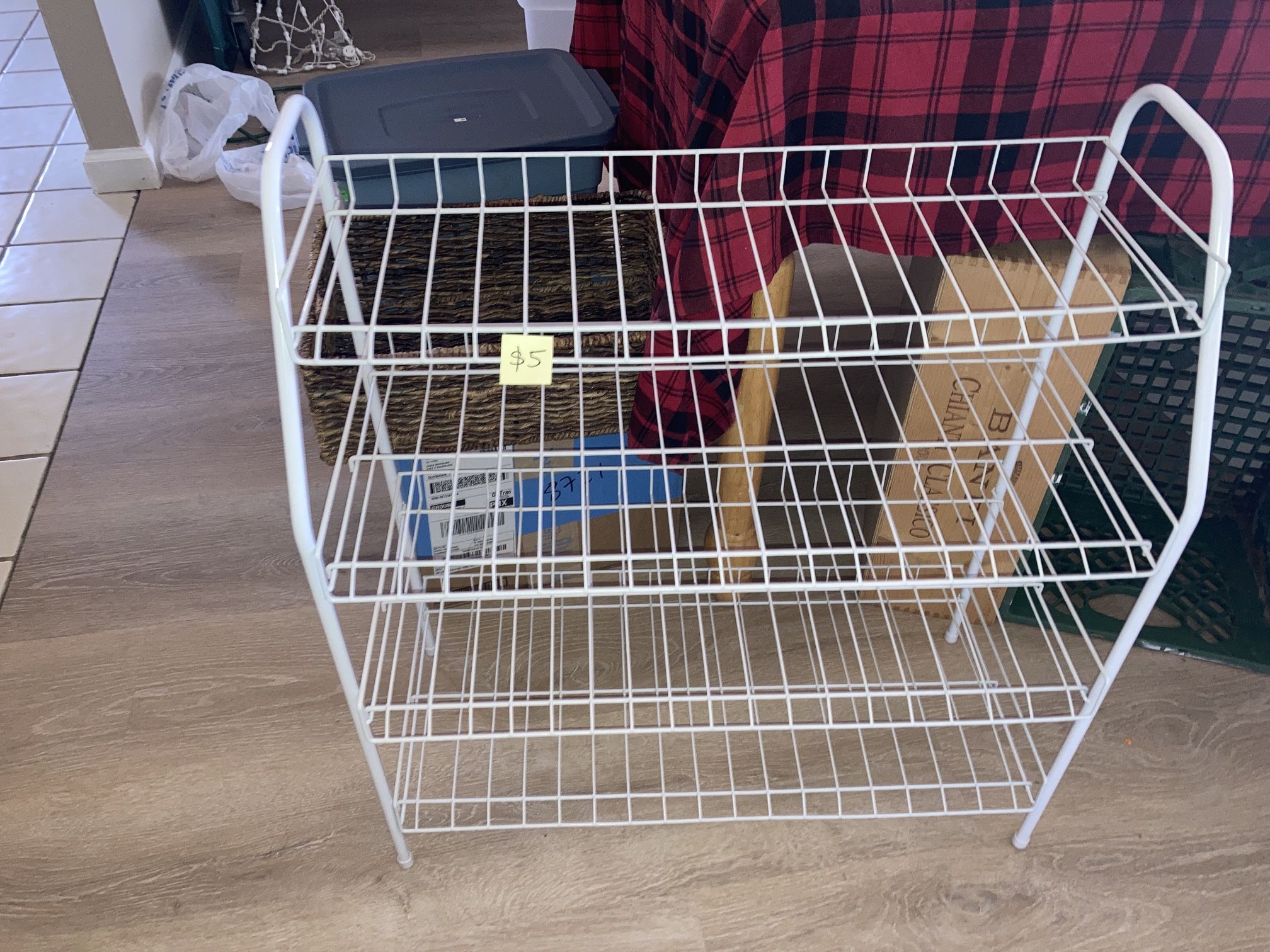 Shoe Organizer Rack Shelf Shelves Closet Storage Moving Sale