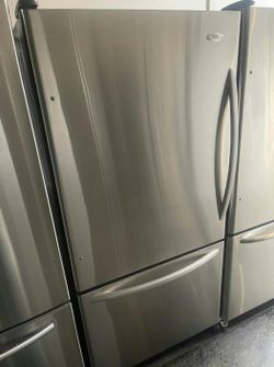 Whirlpool Bottom Freezer Stainless Steel Refrigerator
