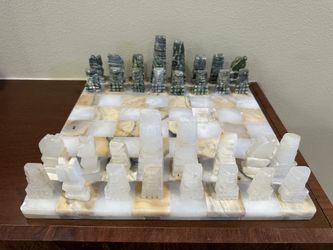 Marble chess set from Mexico in 1970’s