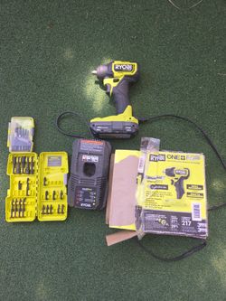 Used once Ryobi brushless compact series